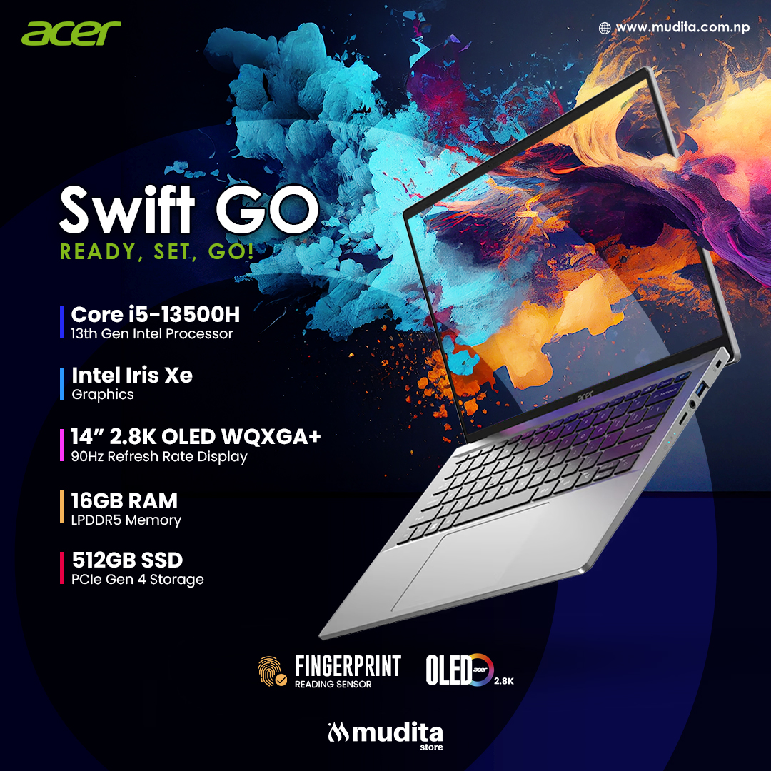 Acer Swift Go 14 with 2.8K OLED display