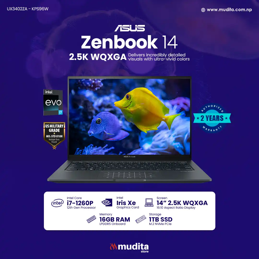 ASUS ZenBook 14 i7 1260P Price Drop