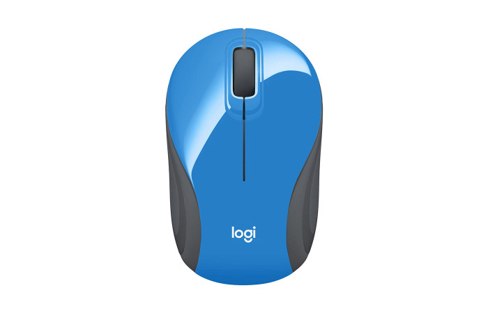 Logitech M187 Ultra Portable Wireless Mouse - Blue (910-005372)
