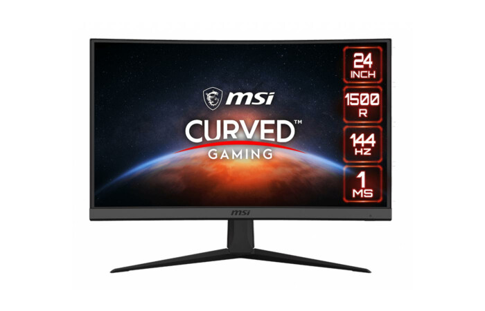 MSI Optix G24C6 24" FHD Vertical Alignment Panel | 1500R Curved Gaming Monitor | AMD Free-Sync | 144Hz Refresh Rate | 178° wide view angle 