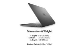 Dell Vostro 3500-11th Gen Intel Core i5-1135G7 Processor-4GB RAM-1TB HDD, Additional SSD Slot Available-Intel Iris Xe Graphics-15.6" Full-HD Display-nepal-price-4