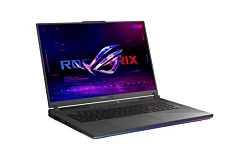 ASUS ROG Strix G18 side view with left side ports