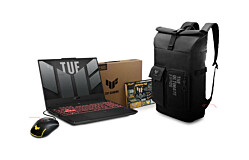 ASUS TUF A15 official freebies package