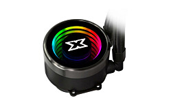 Xigmatek Aurora 120 EN42791  (AIO Liquid Cooler, Aura Illuminated Pump Head, 120mm AT120 Rainbow Fan, Reinforced Metal Backplate)