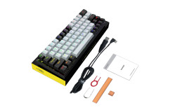 E-YOOSO Z11 RGB Mechanical Gaming Keyboard | Bluetooth, 2.4G Wireless & Wired | Blue Switch