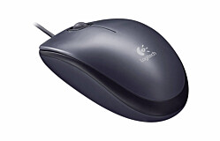 Logitech M90 Wired Mouse Dark Grey AP (910-001795)