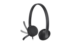 Logitech H340 USB PC Headset with Noise-Cancelling Mic (Black)