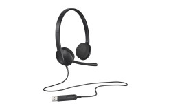 Logitech H340 USB PC Headset with Noise-Cancelling Mic (Black)