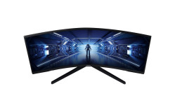 Samsung 34-inch LED Odyssey G5 Ultra WQHD, 165 Hz, 1ms, 1000R Curved Gaming Monitor, HDR10, AMD FreeSync Premium -LC34G55TWWWXXL, Black, 3440 X 1440 (WQHD) Pixels