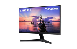 Samsung 24-inch FHD Monitor, IPS, 75 Hz, Bezel Less Design, AMD FreeSync, Flicker Free, HDMI, D-sub, (LF24T350FHWXXL, Dark Blue Gray)