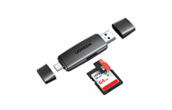 UGREEN USB-C + USB TF/SD 3.0 Card Reader