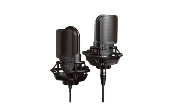 FIFINE K720 Condenser Microphone (Shock Mount | Pop Filter)