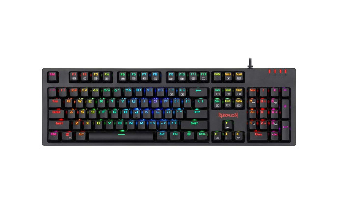 Redragon K592-PRO Mechanical Gaming RGB Wired Keyboard with Ultra-Fast V-Optical Blue Switches