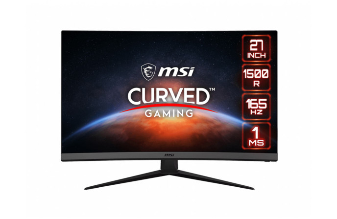 MSI Optix G27C7 27" FHD Gaming Monitor | 1500R Curved Gaming display | 165Hz Refresh Rate | AMD FreeSync | 178°  Viewing Angle
