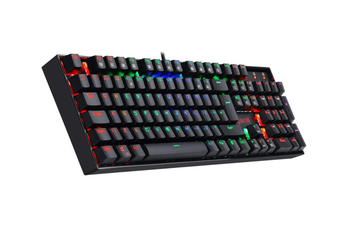 Redragon K551 MITRA RGB Mechanical Gaming Keyboard | Rainbow Backlit | Red Switch | Wired