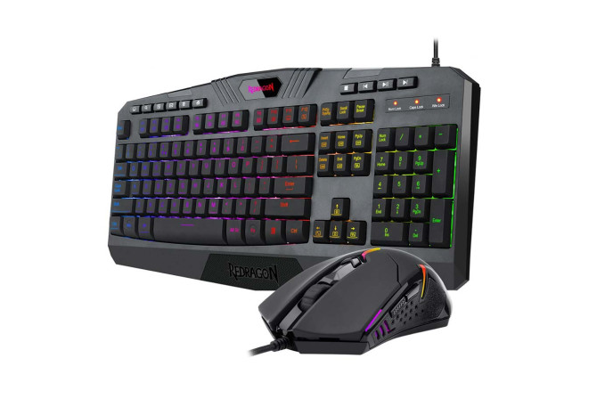 Redragon S101 RGB Gaming Keyboard & Mouse Combo | 2-in-1 Gaming Set
