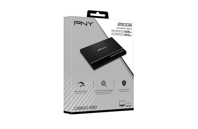 PNY CS900 250GB 3D NAND 2.5" SATA III Internal SSD Storage