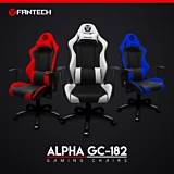 Fantech ALPHA GC-182 GAMING CHAIR ( White, Red and Blue)