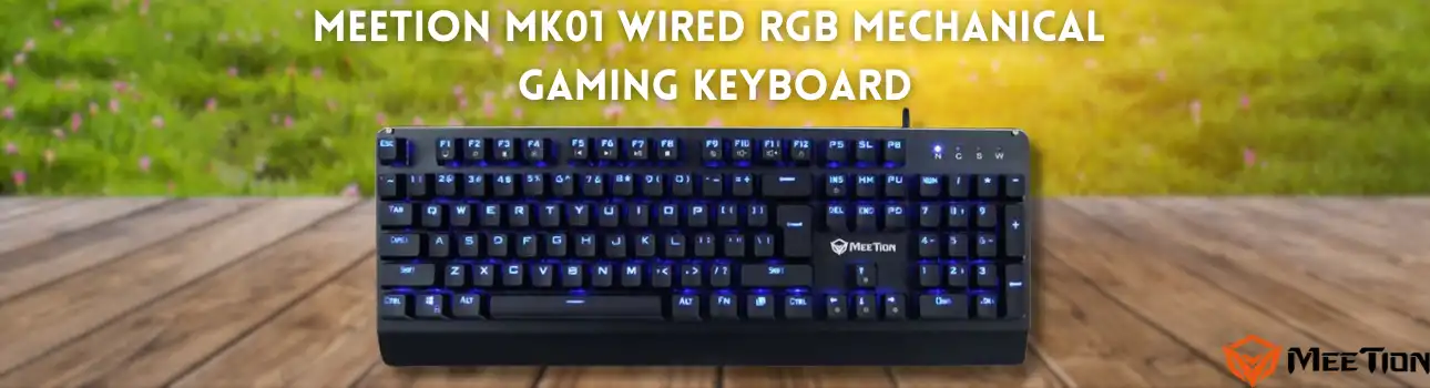 Meetion MK01 Wired RGB Mechanical Gaming Keyboard