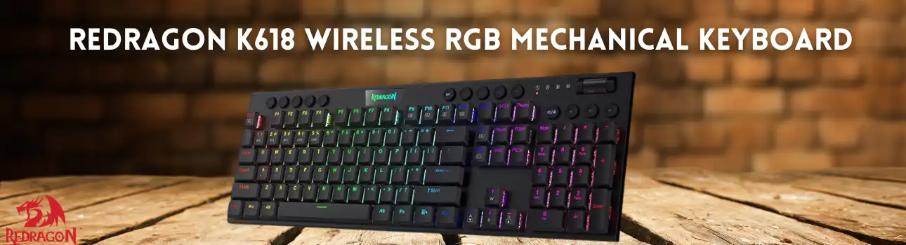 Redragon K618 Wireless RGB Mechanical Keyboard